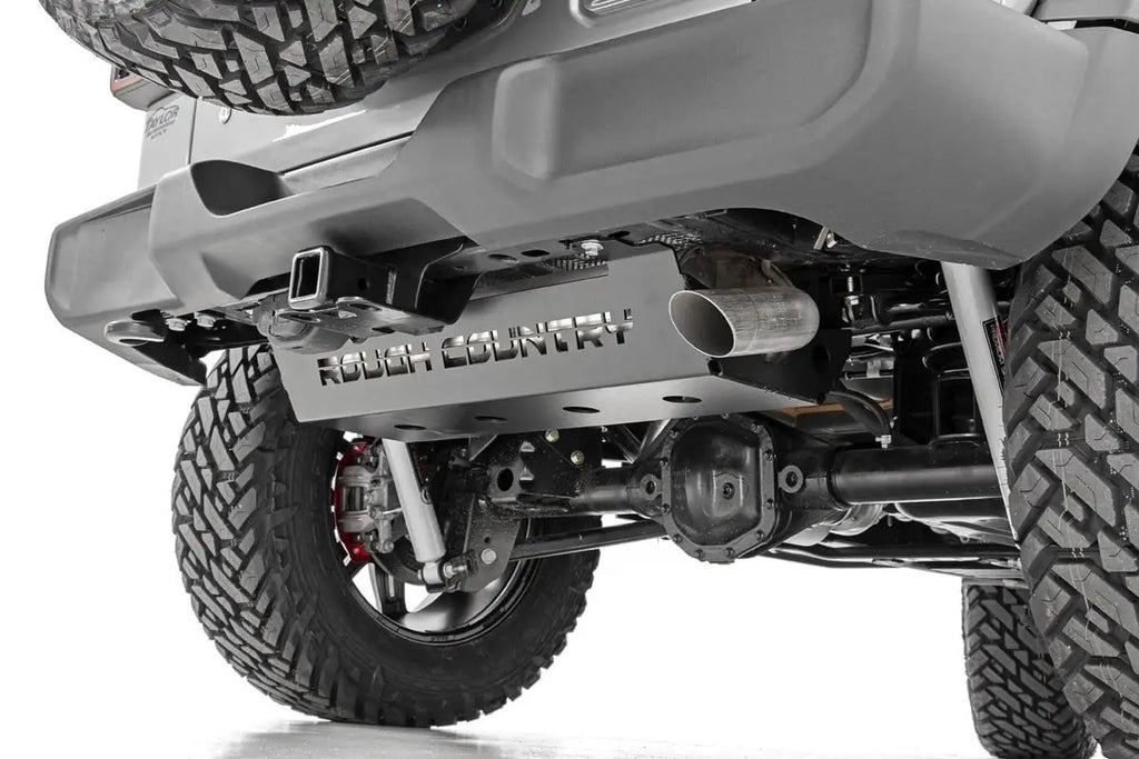 Skid Plate | Muffler | Jeep Wrangler JL/Wrangler Unlimited 4WD (2018-2026) by Rough Country