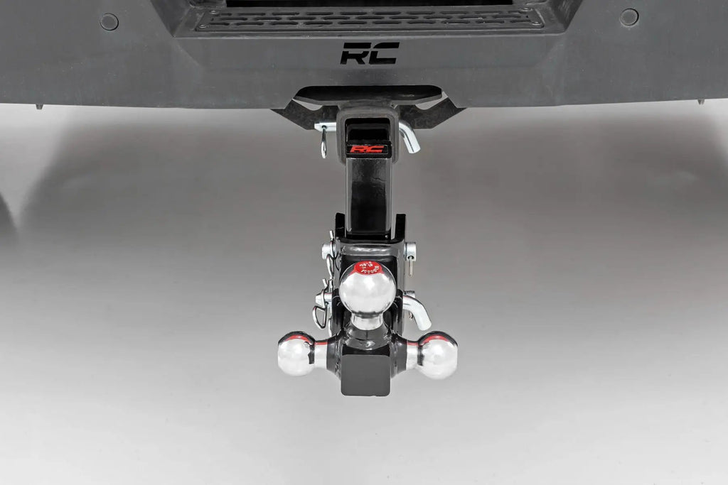 Adjustable Trailer Hitch | 6 Inch Drop | Multi-Ball Mount | Fits 2 Inch Receiver by Rough Country
