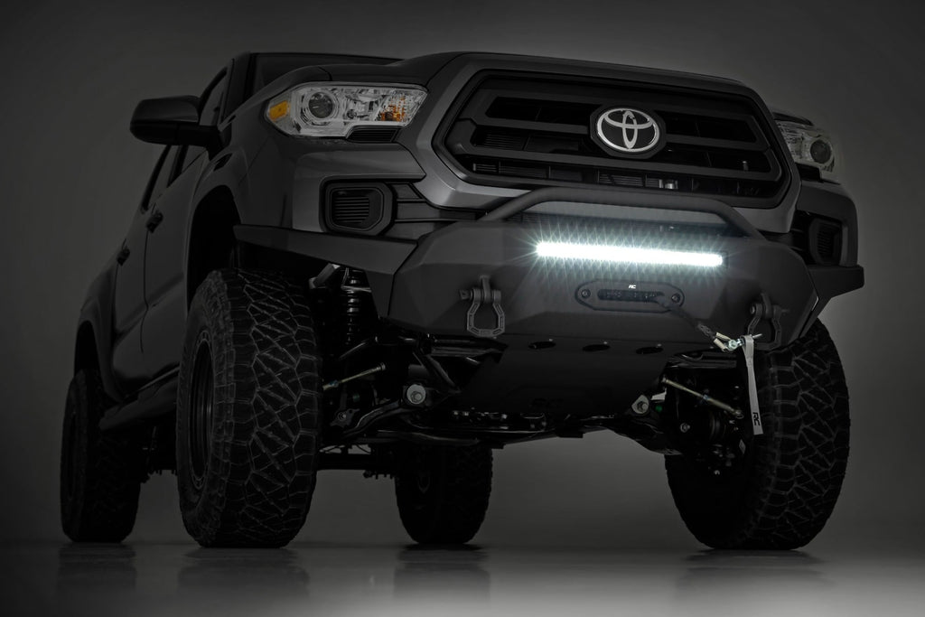 Front Bumper |High Clearance | Hybrid | 20" Blk LED | Toyota Tacoma (16-23) by Rough Country