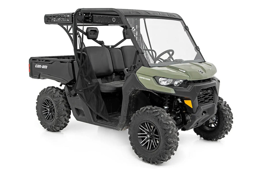 Cargo Rack | Dual 2" Black LED Pairs | Flush Mount | Can-Am Defender HD 5/HD 8/HD 9/HD 10 by Rough Country