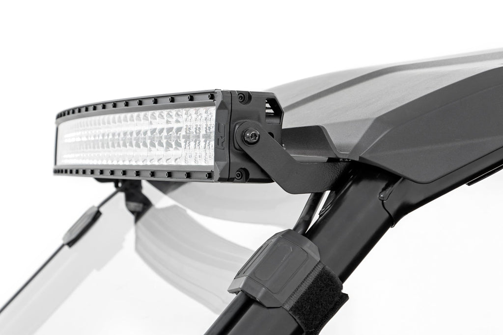 LED Light Kit | Front Mount | 40" Black Dual Row | White DRL | Honda Talon 1000 by Rough Country