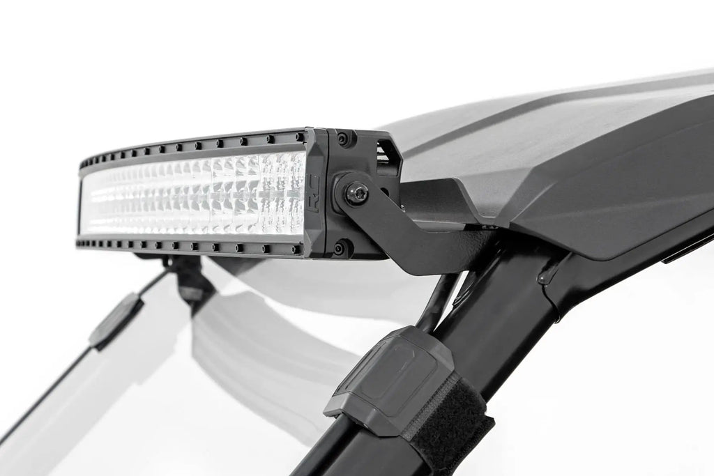 LED Light Kit | Front Mount | 40" Black Dual Row | White DRL | Honda Talon 1000 by Rough Country
