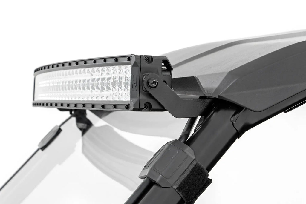 LED Light Kit | Front Mount | 40" Black Dual Row | White DRL | Honda Talon 1000 by Rough Country