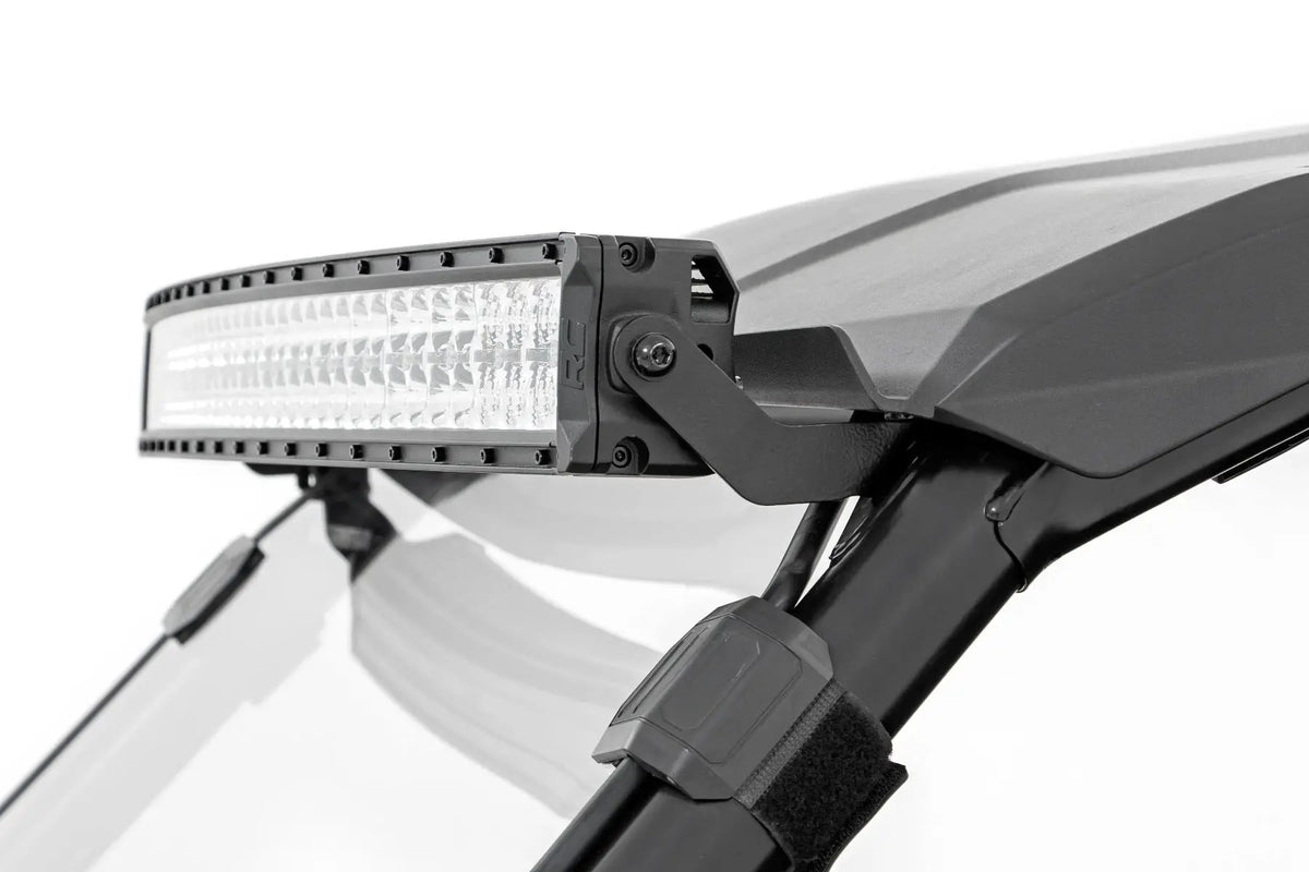 LED Light Kit | Front Mount | 40" Black Dual Row | White DRL | Honda Talon 1000 by Rough Country