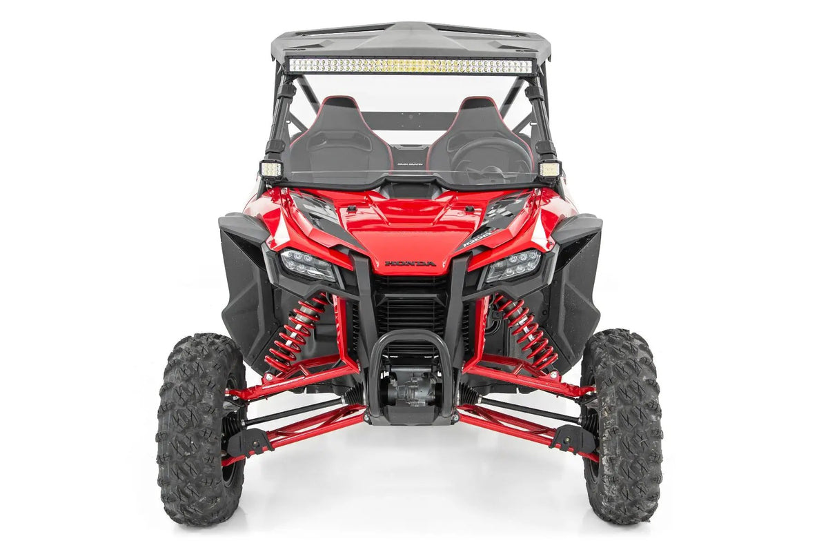 LED Light Kit | Front Mount | 40" Black Dual Row | White DRL | Honda Talon 1000 by Rough Country