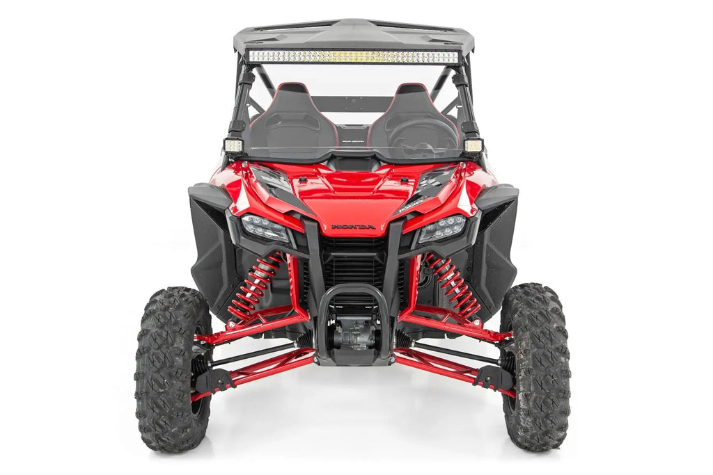 LED Light Kit | Front Mount | 40" Black Dual Row | White DRL | Honda Talon 1000 by Rough Country