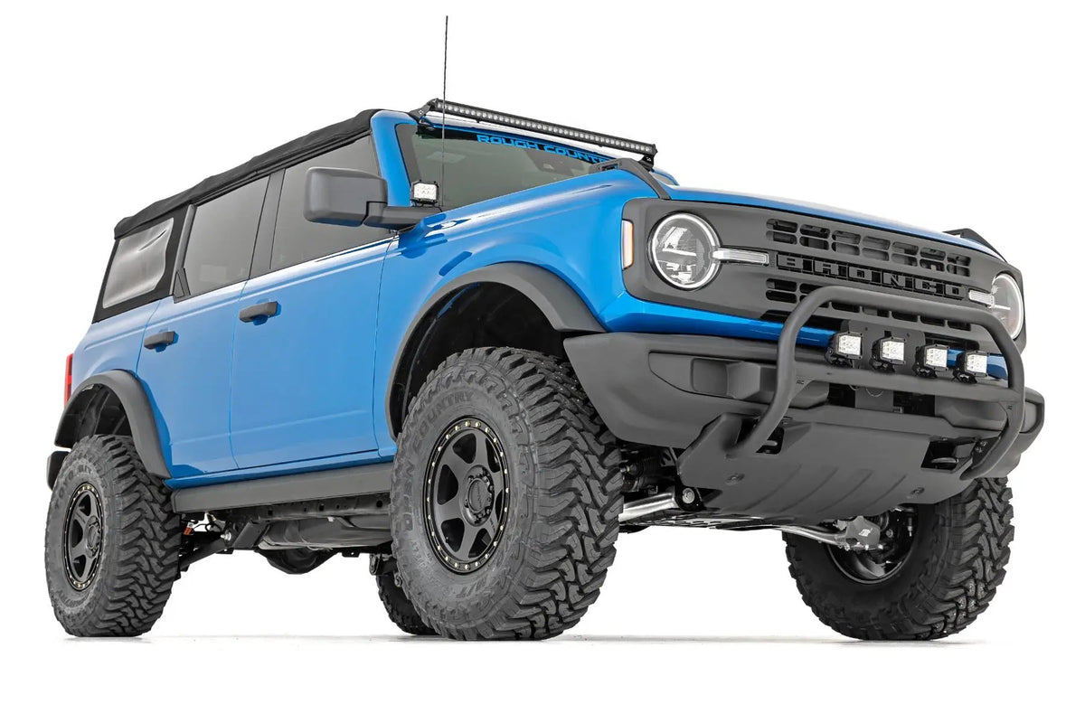 LED Light Kit | Upper Windshield | 40" Spectrum Single Row | Ford Bronco (21-26) by Rough Country