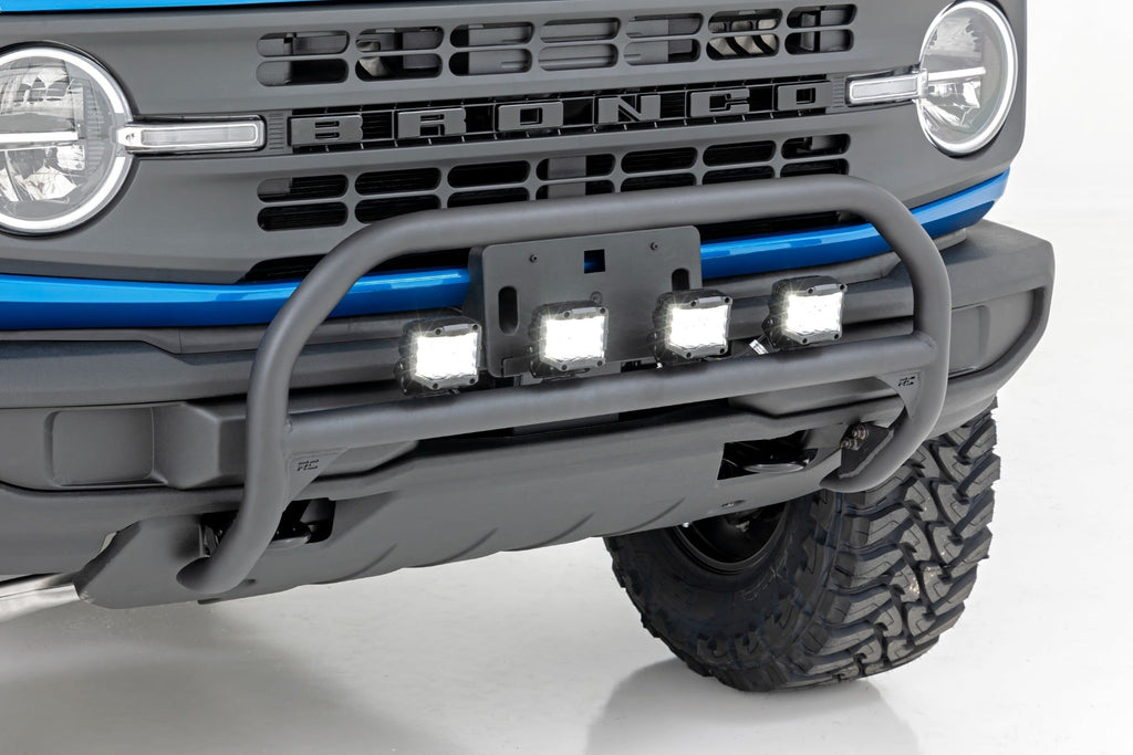 Nudge Bar | 20 Inch BLK DRL Single Row LED | Ford Bronco 4WD (2021-2026) by Rough Country