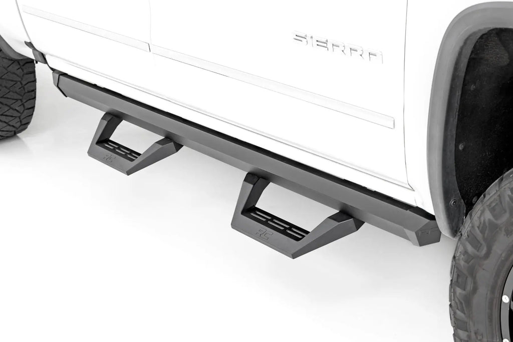 SRX2 Adj Aluminum Step | Crew Cab | Chevy/GMC 1500/2500HD/3500HD (07-18 & Classic) by Rough Country
