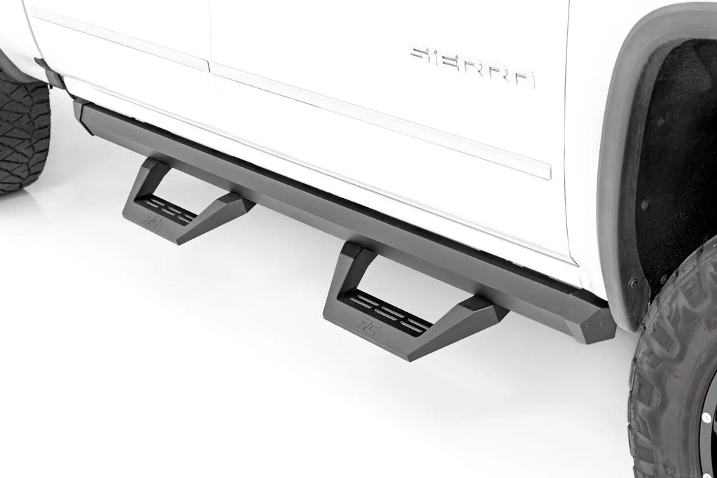 SRX2 Adj Aluminum Step | Crew Cab | Chevy/GMC 1500/2500HD/3500HD (07-18 & Classic) by Rough Country
