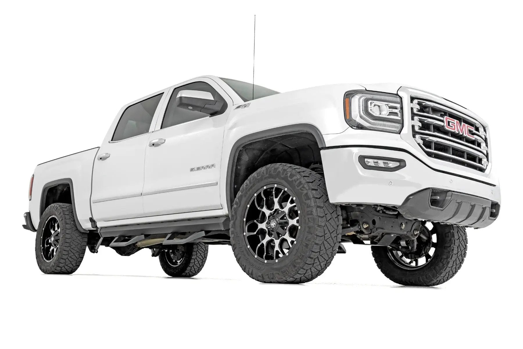 SRX2 Adj Aluminum Step | Crew Cab | Chevy/GMC 1500/2500HD/3500HD (07-18 & Classic) by Rough Country