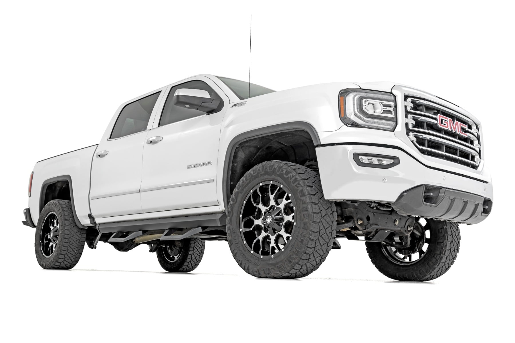 SRX2 Adj Aluminum Step | Crew Cab | Chevy/GMC 1500/2500HD/3500HD (07-18 & Classic) by Rough Country