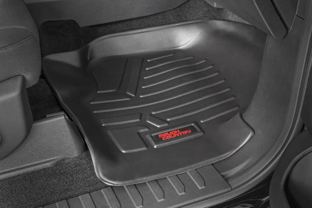 Floor Mats | FR & RR | FR Buckets | Ford F-150 (15-26)/F-150 Lightning (22-26)/Raptor (17-26) by Rough Country