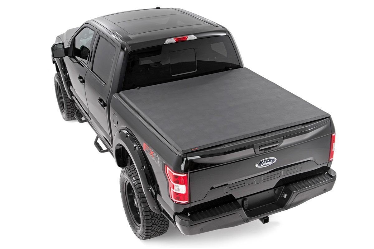 Soft Tri-Fold Bed Cover | 5'7" Bed | Ford F-150 2WD/4WD (2001-2003) by Rough Country