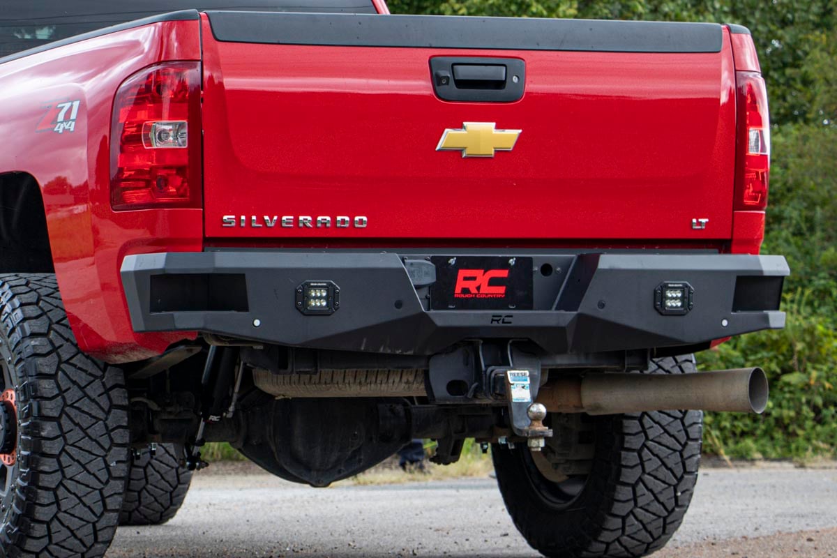 Rear Bumper | Chevy Silverado & GMC Sierra 2500HD/3500HD 2WD/4WD (2011-2019) by Rough Country