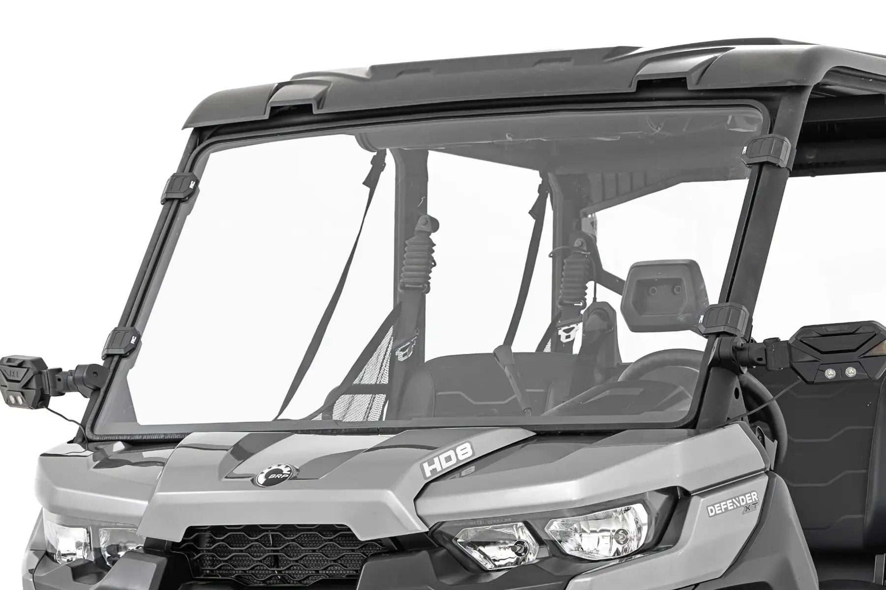 Full Windshield | Scratch Resistant | Can-Am Defender HD 8/HD 9/HD 10 by Rough Country
