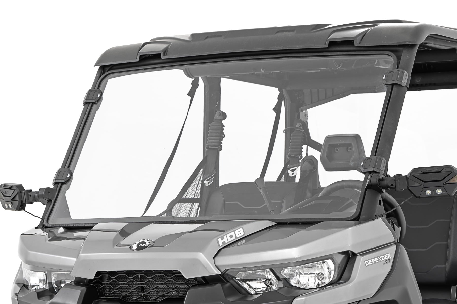 Full Windshield | Scratch Resistant | Can-Am Defender HD 8/HD 9/HD 10 by Rough Country