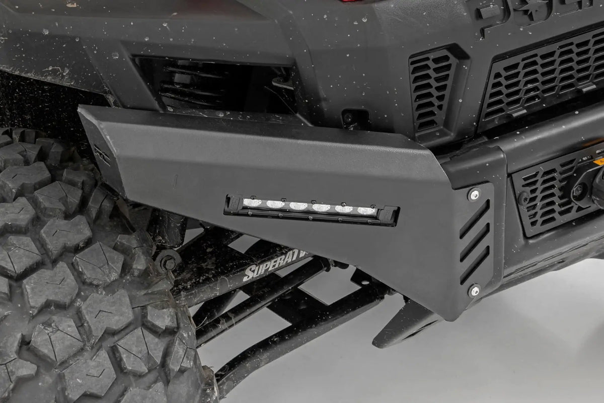 Bumper Wings | 6" Black Slimline LED Pair | Polaris Ranger 1000/Ranger XP 900/1000 by Rough Country