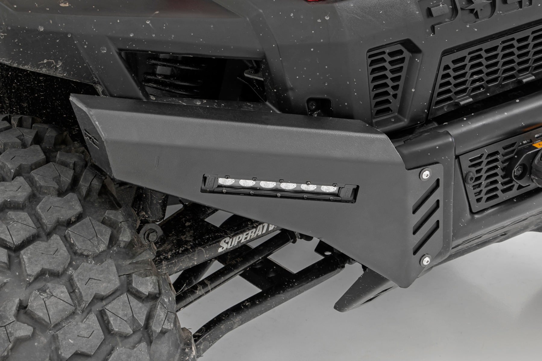 Bumper Wings | 6" Black Slimline LED Pair | Polaris Ranger 1000/Ranger XP 900/1000 by Rough Country