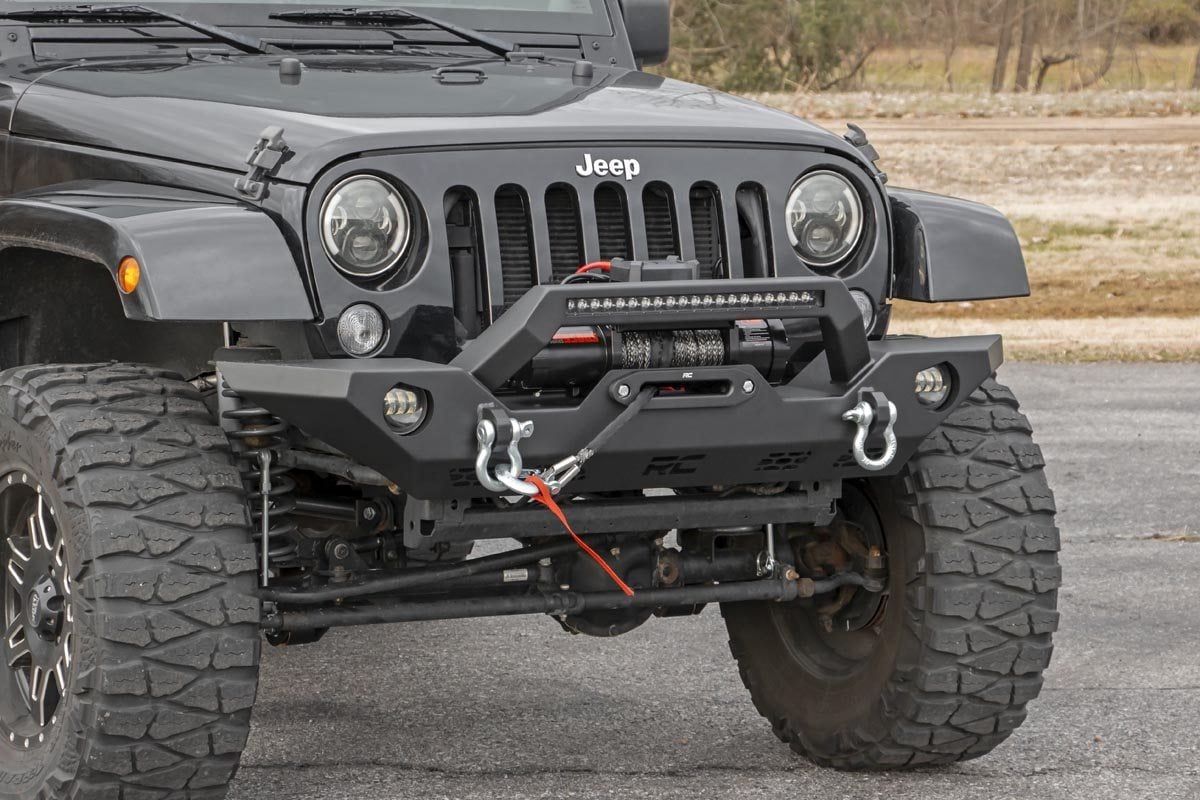 Front Bumper | Sport | OE Fog | Jeep Gladiator JT/Wrangler JK & JL/Wrangler Unlimited by Rough Country