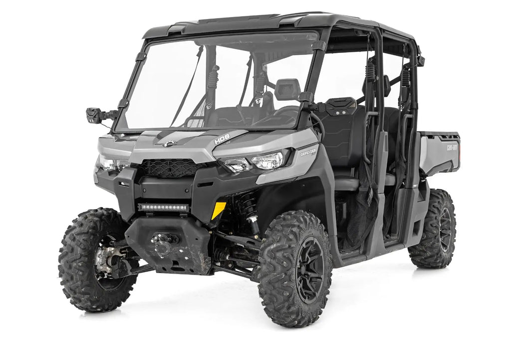 Full Windshield | Scratch Resistant | Can-Am Defender HD 8/HD 9/HD 10 by Rough Country
