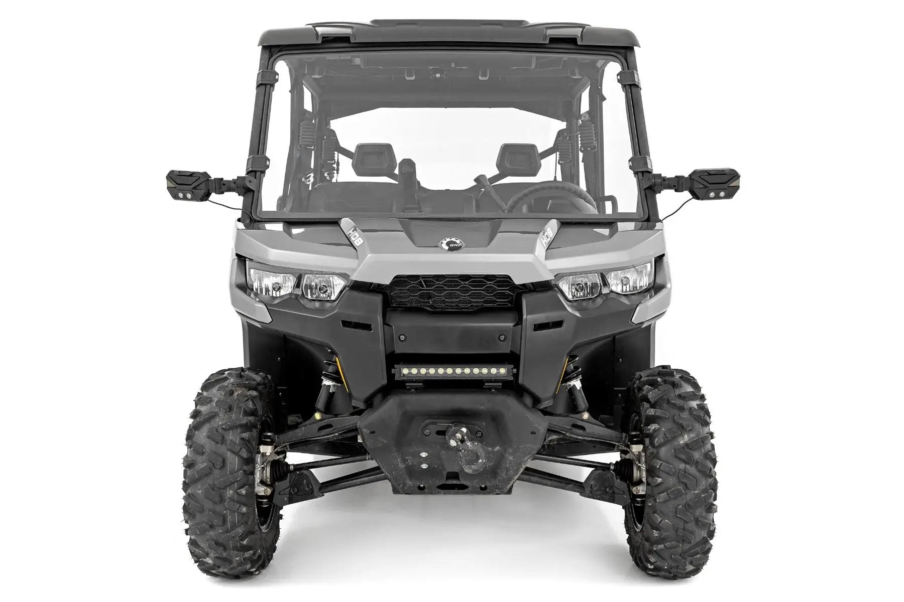 Full Windshield | Scratch Resistant | Can-Am Defender HD 8/HD 9/HD 10 by Rough Country