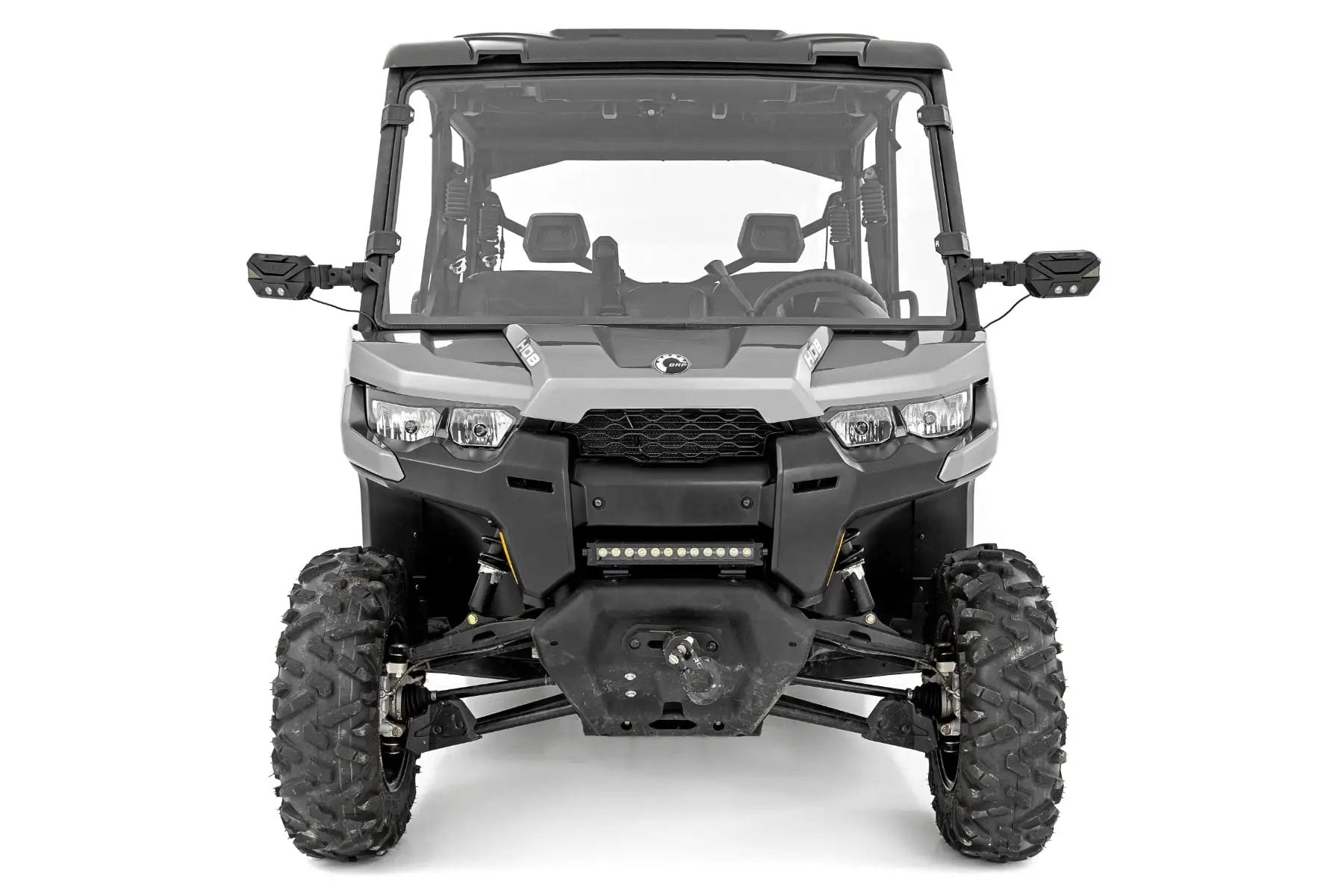 Full Windshield | Scratch Resistant | Can-Am Defender HD 8/HD 9/HD 10 by Rough Country
