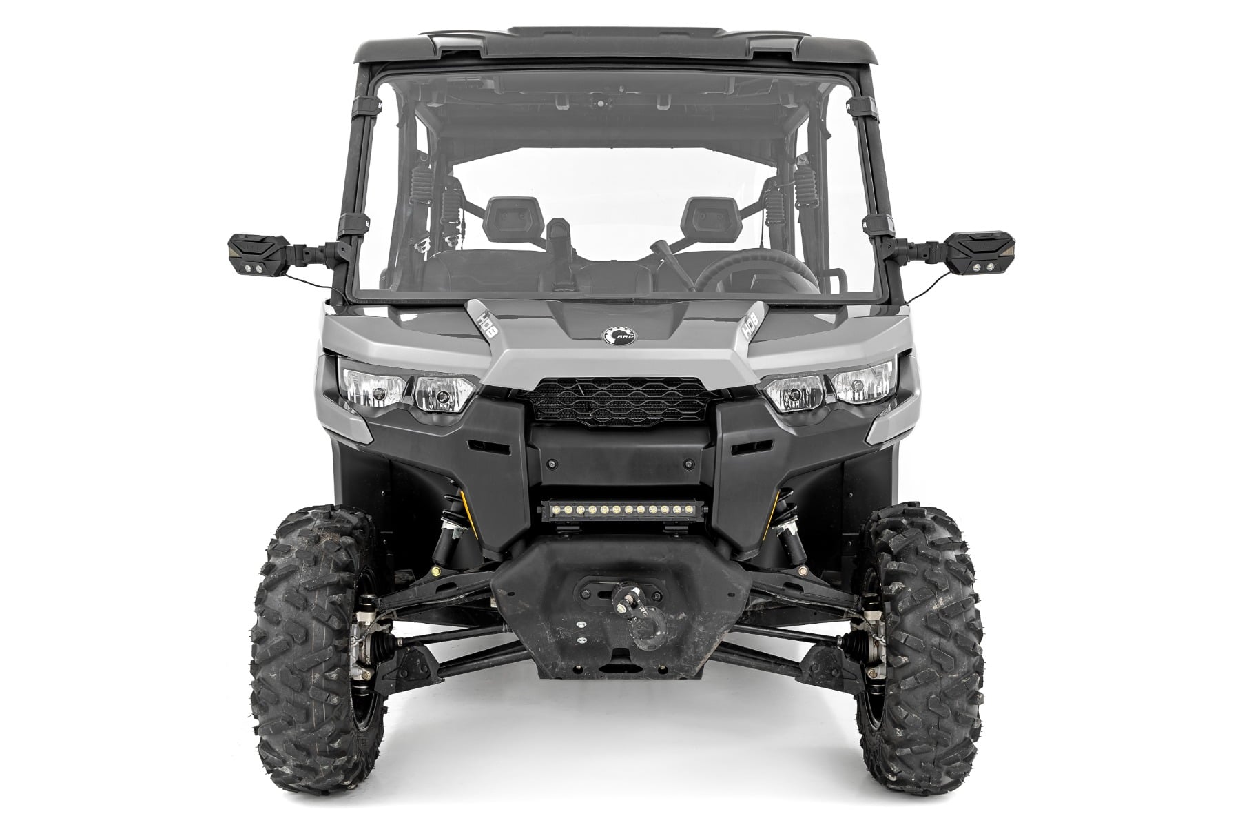 Full Windshield | Scratch Resistant | Can-Am Defender HD 8/HD 9/HD 10 by Rough Country