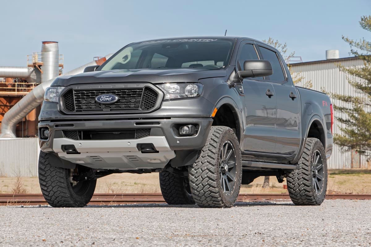 3.5 Inch Lift Kit | Forged Alum UCA | Cast Steel Knucles | Ford Ranger (19-23) by Rough Country