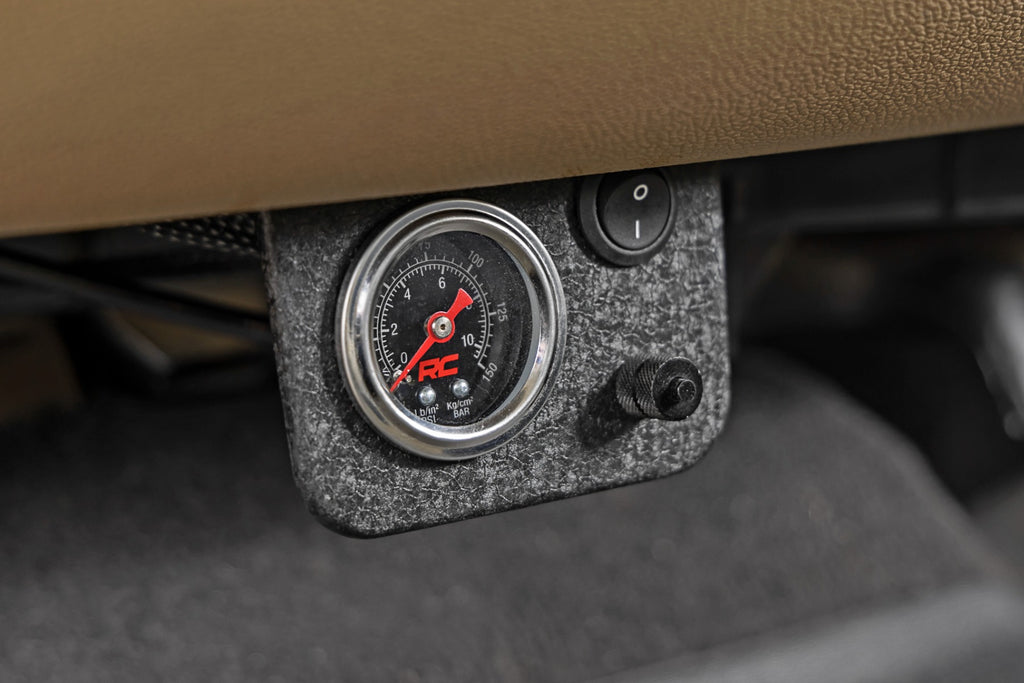 Onboard Air Bag Compressor Kit w/Gauge by Rough Country