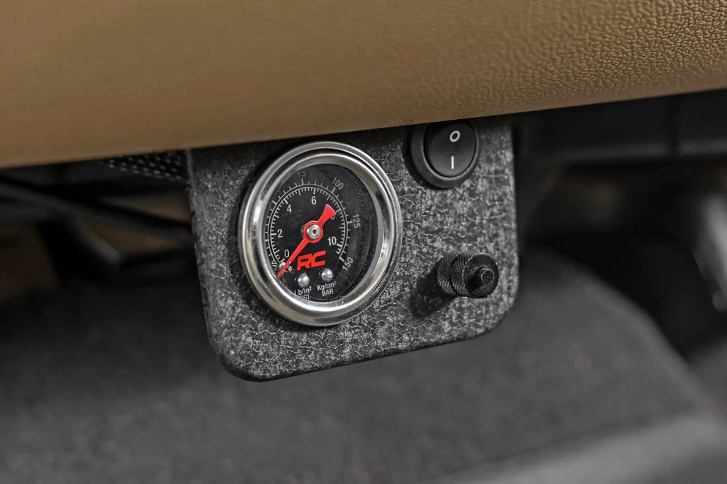Onboard Air Bag Compressor Kit w/Gauge by Rough Country