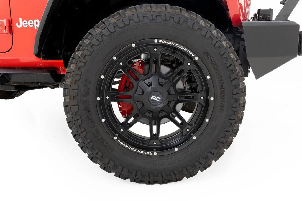 Caliper Covers | Front and Rear | Red | Sport | Jeep Gladiator JT/Wrangler JL (18-26) by Rough Country