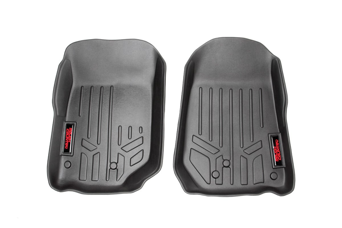Floor Mats | Front | Jeep Wrangler TJ (97-06)/Wrangler Unlimited (04-06) by Rough Country