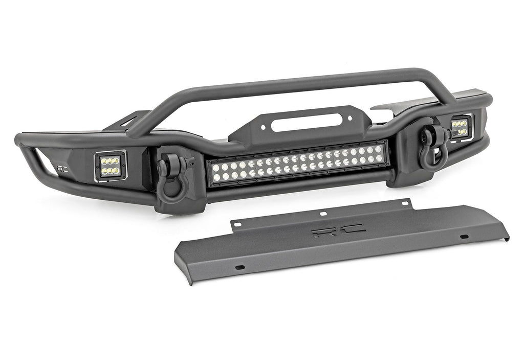 Front Winch Bumper | Tubular | Skid Plate | Jeep Gladiator JT/Wrangler JK & JL/Wrangler Unlimited by Rough Country