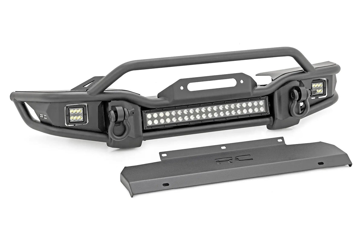Front Winch Bumper | Tubular | Skid Plate | Jeep Gladiator JT/Wrangler JK & JL/Wrangler Unlimited by Rough Country