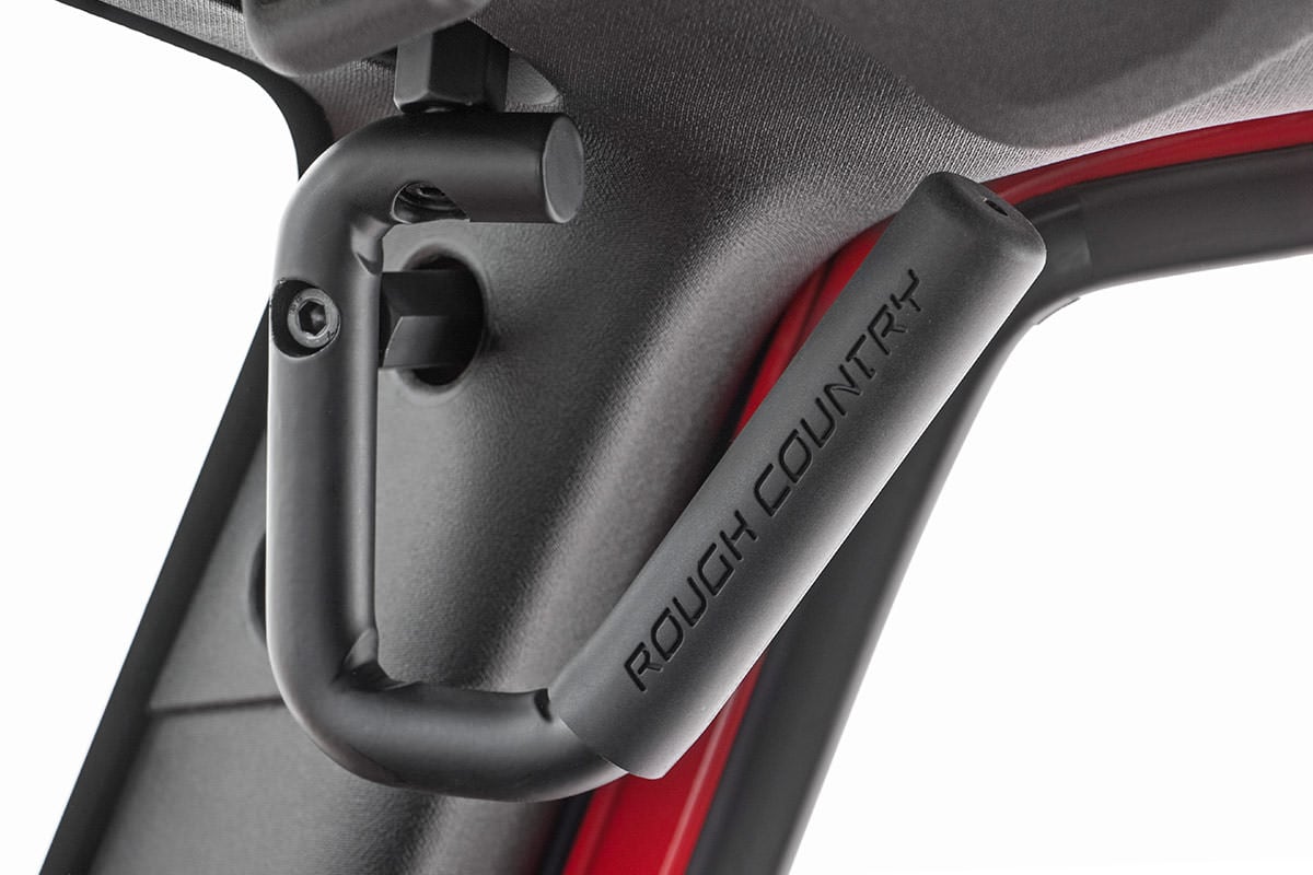 Grab Handles | Steel | FR & RR | Black | Jeep Wrangler JK/Wrangler Unlimited (07-18) by Rough Country