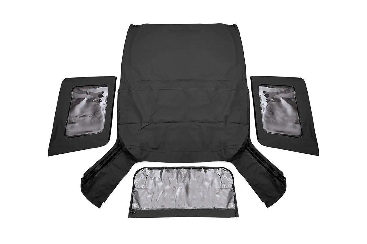 Soft Top | Replacement | Black | 2 Door | Jeep Wrangler JK 4WD (2007-2009)