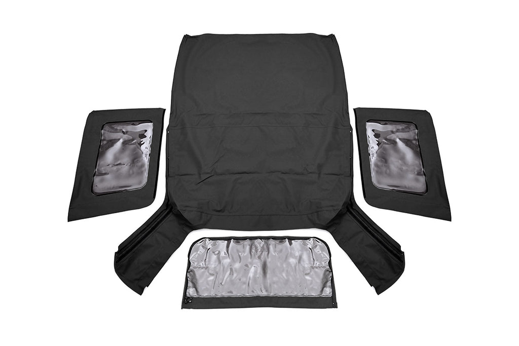 Soft Top | Replacement | Black | 2 Door | Jeep Wrangler JK 4WD (2007-2009) by Rough Country