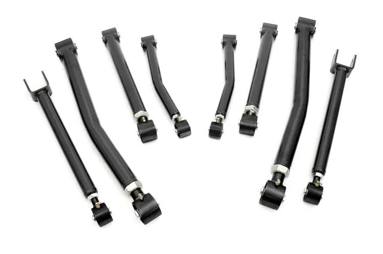 X-Flex Control Arms | Complete Set | Jeep Wrangler JK/Wrangler Unlimited (07-18) by Rough Country