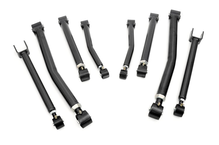 X-Flex Control Arms | Complete Set | Jeep Wrangler JK/Wrangler Unlimited (07-18) by Rough Country
