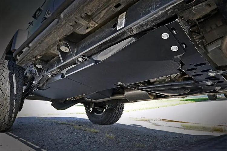 Gas Tank Skid Plate | Jeep Wrangler JK 4WD (2007-2018) by Rough Country