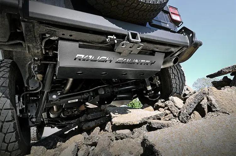 Muffler Skid Plate | Jeep Wrangler JK/Wrangler Unlimited (2007-2018) by Rough Country