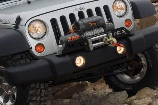 Winch Mounting Plate | Factory Bmpr | Jeep Wrangler JK/Wrangler Unlimited (07-18) by Rough Country
