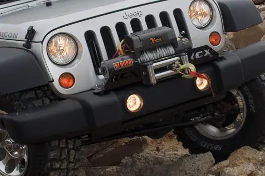 Winch Mounting Plate | Factory Bmpr | Jeep Wrangler JK/Wrangler Unlimited (07-18) by Rough Country