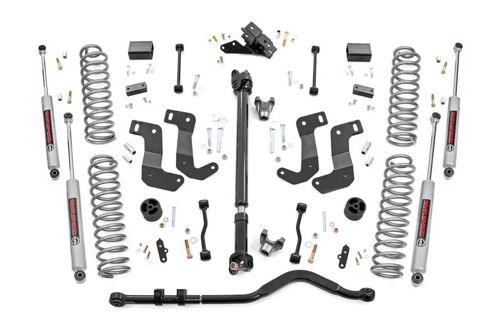 3.5 Inch lift Kit | C/A Drop | FR D/S | Jeep Wrangler Unlimited 4WD (18-23) by Rough Country
