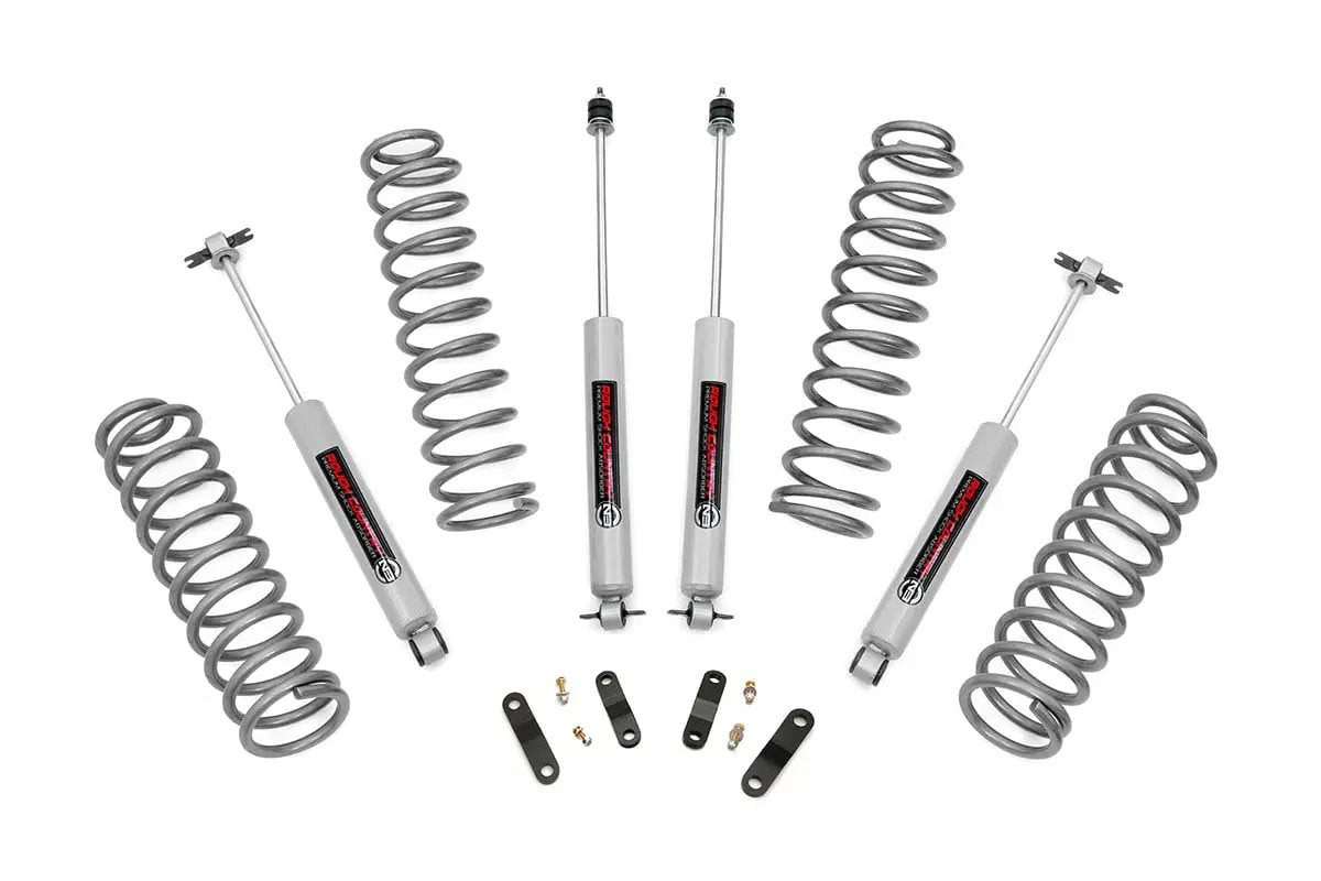 2.5 Inch Lift Kit | Coils | Jeep Wrangler Unlimited 2WD/4WD (2007-2018) by Rough Country