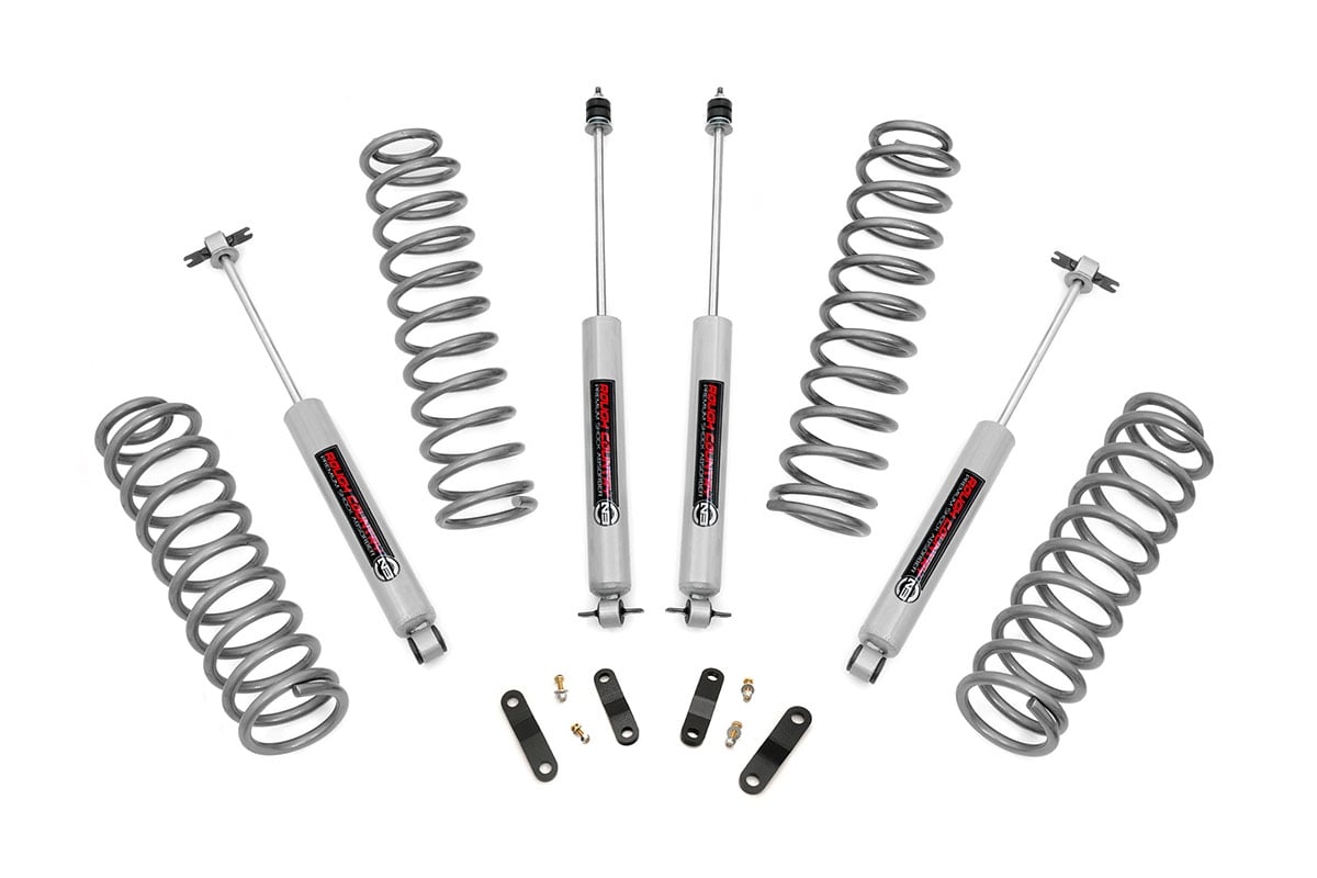 2.5 Inch Lift Kit | Coils | Jeep Wrangler Unlimited 2WD/4WD (2007-2018) by Rough Country