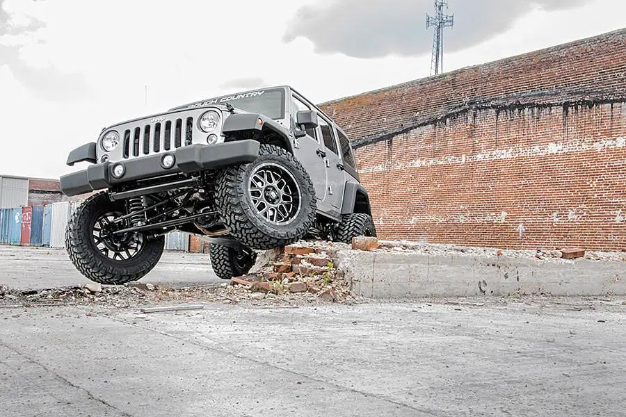 4 Inch Lift Kit | M1 | Jeep Wrangler Unlimited 2WD/4WD (2007-2018) by Rough Country