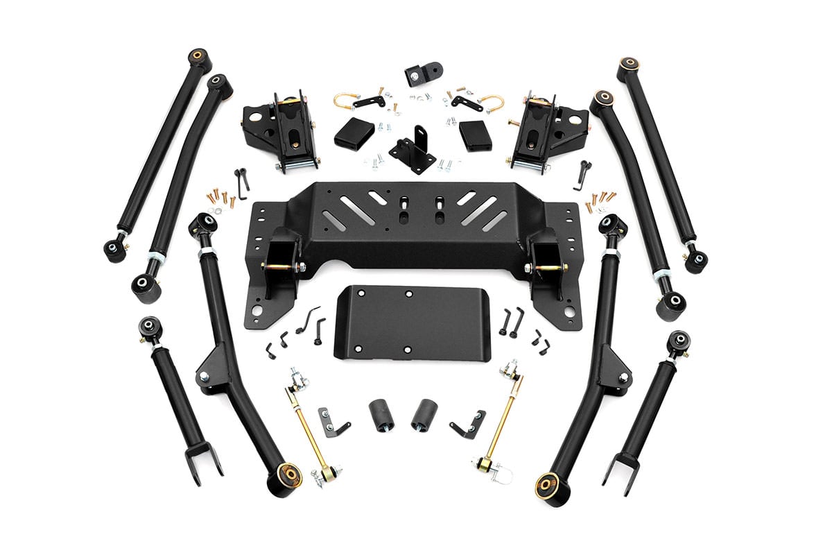 Long Arm Upgrade Kit | 4 Inch Lift | Jeep Grand Cherokee ZJ 4WD (1993-1998) by Rough Country