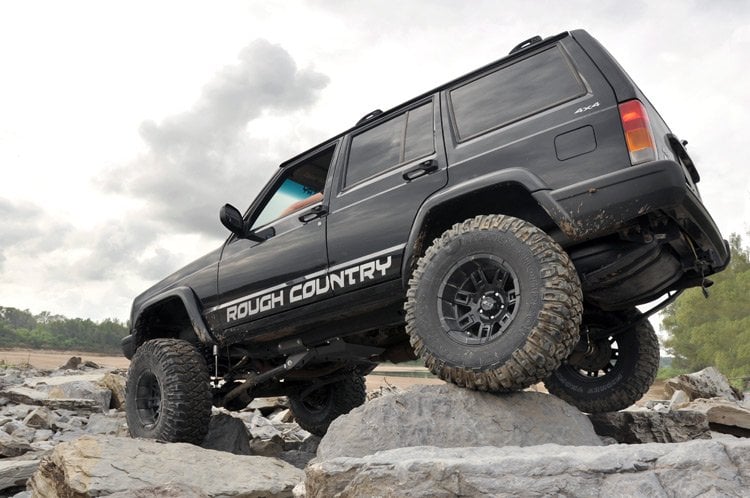 6.5 Inch Lift Kit | Long Arm | NP242 | Jeep Cherokee XJ 4WD (1984-2001) by Rough Country